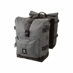 Agu Roll-Top II H2o Dubbele Fietstas 28L - Urban Grijs