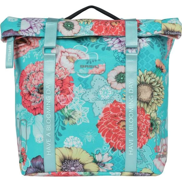 Basil Bloom Field Dubbele Fietstas 35L MIK - Blauw 4 Basil Bloom Field Dubbele Fietstas 35L MIK - Blauw – Image 2