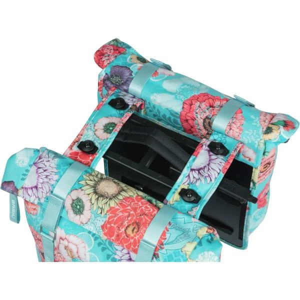 Basil Bloom Field Dubbele Fietstas 35L MIK - Blauw 5 Basil Bloom Field Dubbele Fietstas 35L MIK - Blauw – Image 3