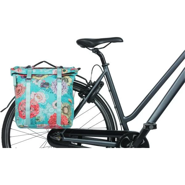 Basil Bloom Field Dubbele Fietstas 35L MIK - Blauw 7 Basil Bloom Field Dubbele Fietstas 35L MIK - Blauw – Image 5