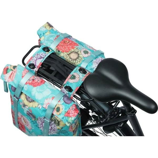 Basil Bloom Field Dubbele Fietstas 35L MIK - Blauw 8 Basil Bloom Field Dubbele Fietstas 35L MIK - Blauw – Image 6