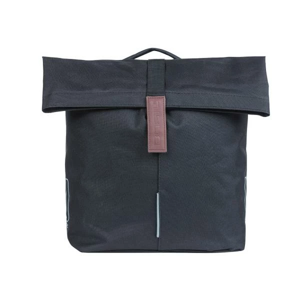 Basil City Dubbele Fietstas 32L MIK - Zwart 5 Basil City Dubbele Fietstas 32L MIK - Zwart – Image 3