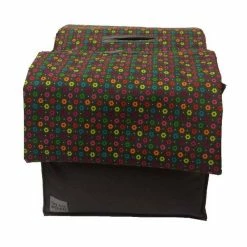 Basil Dubbele Fietstas 20L Gekleurde Bloemen - Grijs -Beck Tassen Soldes basil dubbele fietstas 20l gekleurde bloemen grijs 8715019179235 11 l