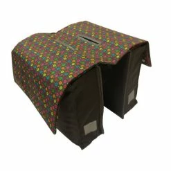 Basil Dubbele Fietstas 20L Gekleurde Bloemen - Grijs -Beck Tassen Soldes basil dubbele fietstas 20l gekleurde bloemen grijs 8715019179235 2 l