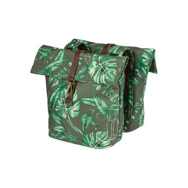 Basil Dubbele Fietstas Ever-Green 28/32L - Thyme Groen 3 Basil Dubbele Fietstas Ever-Green 28/32L - Thyme Groen