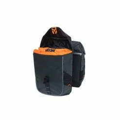 Basil Dubbele Fietstas Miles 34L MIK - Zwart/Oranje -Beck Tassen Soldes basil dubbele fietstas miles 34l mik zwart oranje 8715019181122 3 l