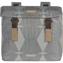 Basil Elegance Dubbele Fietstas 40-49L - Chateu Taupe