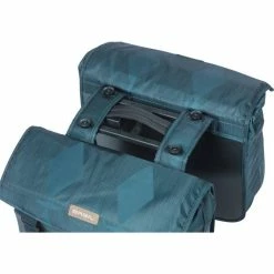 Basil Elegance Dubbele Fietstas 40-49L MIK - Estate Blauw -Beck Tassen Soldes basil elegance dubbele fietstas 40 49l mik estate blauw 8715019183997 2 l