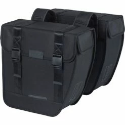 Basil Tour Dubbele Fietstas 28L - Zwart