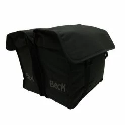 Beck Tassen Beck Canvas Dubbele Fietstas Small 35L - Zwart