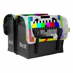 Beck Tassen Beck Classic Dubbele Fietstas 46L Testbeeld - Zw/Multi