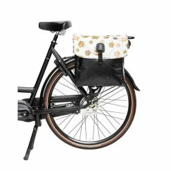 Beck Tassen Beck Dubbele Fietstas 35L Paws - Zwart/Wit -Beck Tassen Soldes beck dubbele fietstas 35l paws zwart wit 8719874745925 4 l