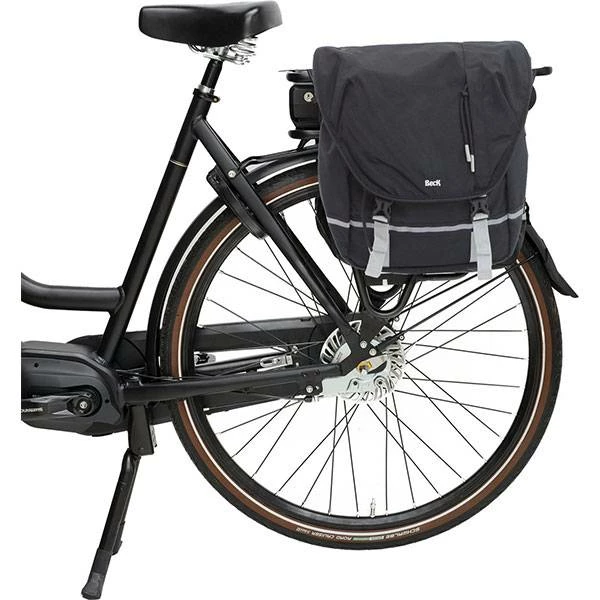 Beck Tassen Beck Gabe Dubbele Fietstas 41L - Grijs 4 Beck Tassen Beck Gabe Dubbele Fietstas 41L - Grijs – Image 2