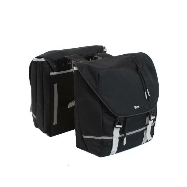 Beck Tassen Beck Gabe Dubbele Fietstas 41L - Grijs 3 Beck Tassen Beck Gabe Dubbele Fietstas 41L - Grijs