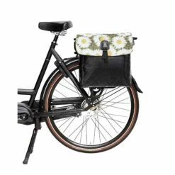 Beck Tassen BECK Small Dubbele Fietstas 35L Daisy's - Zwart/Multicolor -Beck Tassen Soldes beck small dubbele fietstas 35l daisy s zwart multicolor 8719874741200 4 l