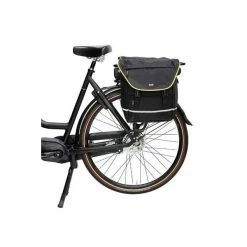 Beck Tassen Beck SPRTV Dubbele Fietstas 30L MIK - Zwart/Geel