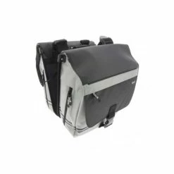 Beck Tassen Beck Yes Dubbele Fietstas 28L - Zilver/Zwart