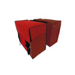 De Poort Dubbele Fietstas 46L - Rood