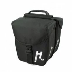Haberland Basic S 3.0 Dubbele Fietstas 18L - Zwart