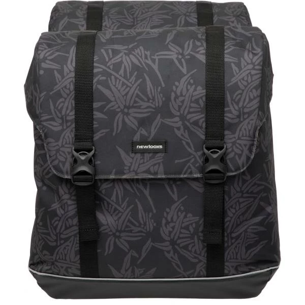 New Looxs Alba Dubbele Fietstas 42L - Bamboo Zwart 3 New Looxs Alba Dubbele Fietstas 42L - Bamboo Zwart