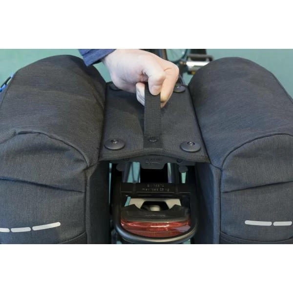 New Looxs Avero Dubbele Fietstas 25L - Zwart 8 New Looxs Avero Dubbele Fietstas 25L - Zwart – Image 6