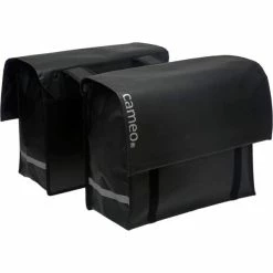 New Looxs Cameo Dubbele Fietstas 46L - Mat Zwart