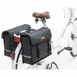 New Looxs Fiori Dubbele Fietstas 30L - Nomi Zwart -Beck Tassen Soldes new looxs fiori dubbele fietstas 30l nomi zwart 8714827984161 2 l