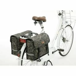 New Looxs Fiori Forest Dubbele Fietstas 30L - Antraciet -Beck Tassen Soldes new looxs fiori forest dubbele fietstas 30l antraciet 8714827983584 3 l
