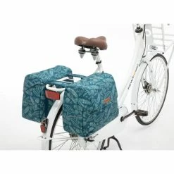 New Looxs Joli Forest Dubbele Fietstas 37L - Blauw -Beck Tassen Soldes new looxs joli forest dubbele fietstas 37l blauw 8714827983508 3 l