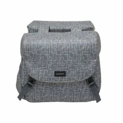 New Looxs Mondi Joy Dubbele Fietstas 38L - Ivy Grijs -Beck Tassen Soldes new looxs mondi joy dubbele fietstas 38l ivy grijs 8714827983621 2 l
