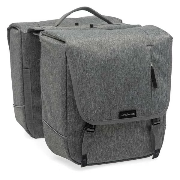 New Looxs Nova Dubbele Fietstas 32L Afneembaar - Grijs 3 New Looxs Nova Dubbele Fietstas 32L Afneembaar - Grijs