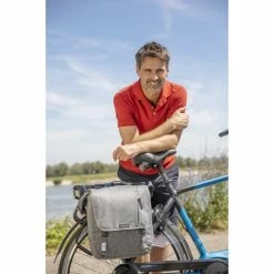 New Looxs Nova Enkele Fietstas 16L - Grijs -Beck Tassen Soldes new looxs nova enkele fietstas 16l grijs 8714827989463 5 l