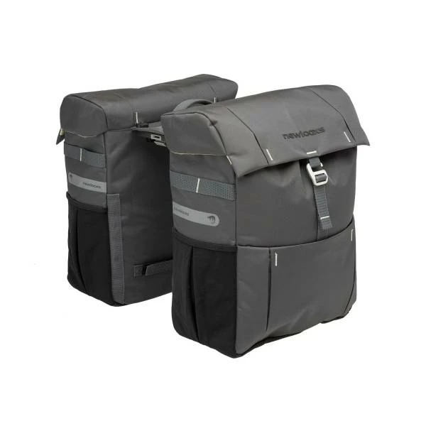 New Looxs Vigo Dubbele Fietstas 37L RT - Grijs 4 New Looxs Vigo Dubbele Fietstas 37L RT - Grijs – Image 2