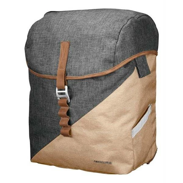 Racktime Mia Enkele Fietstas 17.5 Liter - Grijs/Beige 3 Racktime Mia Enkele Fietstas 17.5 Liter - Grijs/Beige