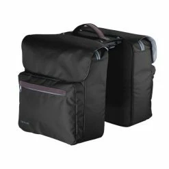 Racktime Ture 2.0 Dubbele Fietstas 29L - Carbon Zwart