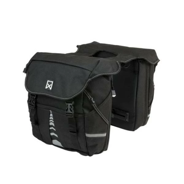 Willex 1200 Dubbele Fietstas 20L - Zwart 4 Willex 1200 Dubbele Fietstas 20L - Zwart – Image 2