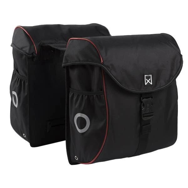 Willex 300 Dubbele Fietstas 38L - Zwart/Rood 3 Willex 300 Dubbele Fietstas 38L - Zwart/Rood