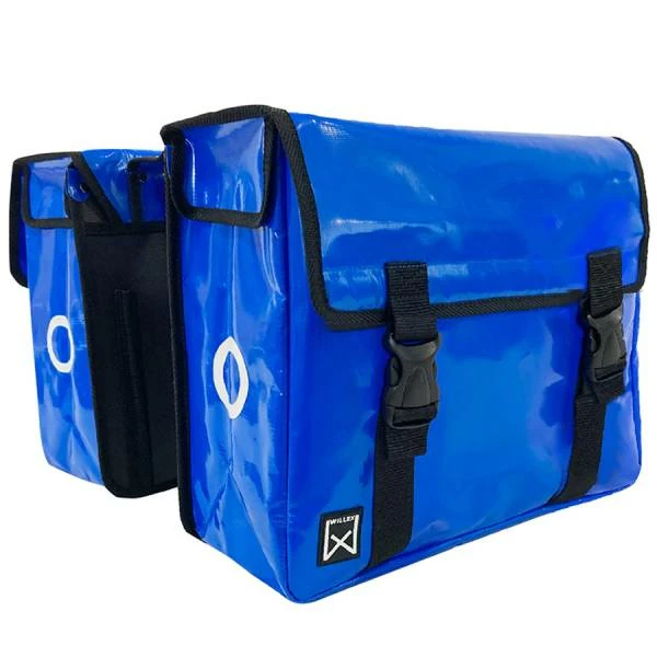 Willex Bisonyl Dubbele Fietstas 30L - Blauw 3 Willex Bisonyl Dubbele Fietstas 30L - Blauw