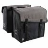 Willex Canvas 101 Dubbele Fietstas 38 Liter - Grijs/Zwart -Beck Tassen Soldes willex canvas 101 dubbele fietstas 38 liter grijs zwart 5425023137109 11 l