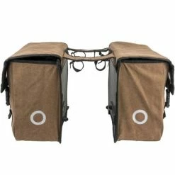 Willex Dubbele Fietstas Canvas 46 Liter - Bruin -Beck Tassen Soldes willex dubbele fietstas canvas 46 liter bruin 5425023133989 2 l