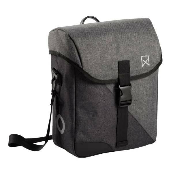 Willex Flex 800 Enkele Fietstas 14 Liter - Grijs/Zwart 3 Willex Flex 800 Enkele Fietstas 14 Liter - Grijs/Zwart