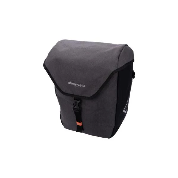 Atran ZAP Single AVS Enkele Fietstas 25L - Grijs 3 Atran ZAP Single AVS Enkele Fietstas 25L - Grijs