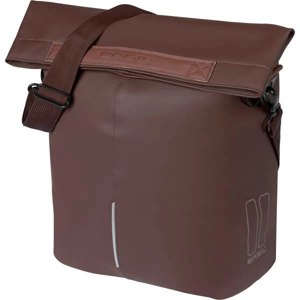 Basil City Shopper Enkele Fietstas 14L - Roasted Bruin 4 Basil City Shopper Enkele Fietstas 14L - Roasted Bruin – Image 2