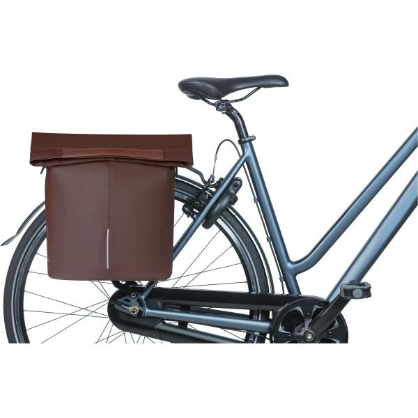 Basil City Shopper Enkele Fietstas 14L - Roasted Bruin 8 Basil City Shopper Enkele Fietstas 14L - Roasted Bruin – Image 6