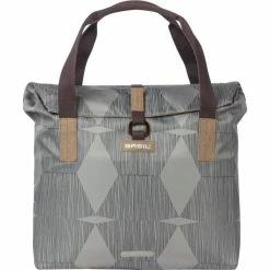 Basil Elegance Shopper Enkele Fietstas 20-26L Chateau Taupe