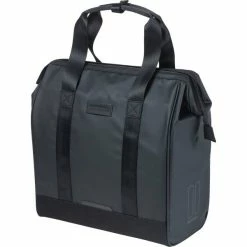 Basil Grand Tarpaulin Shopper Fietstas 23L - Zwart