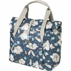 Basil Magnolia Shopper Fietstas 18L - Teal Blauw