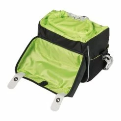 Basil Miles Stuurtas 6L Waterdicht Klickfix - Zwart/Groen -Beck Tassen Soldes basil miles stuurtas 6l waterdicht klickfix zwart groen 8715019177521 2 l