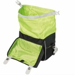 Basil Miles Stuurtas 6L Waterdicht Klickfix - Zwart/Groen -Beck Tassen Soldes basil miles stuurtas 6l waterdicht klickfix zwart groen 8715019177521 3 l