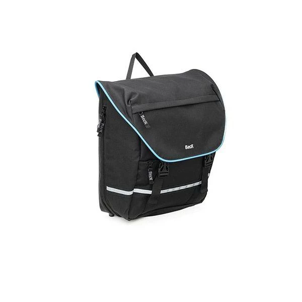 Beck Tassen Beck SPRTV Shoppertas 15L 30x15x35cm - Zwart/Blauw 3 Beck Tassen Beck SPRTV Shoppertas 15L 30x15x35cm - Zwart/Blauw